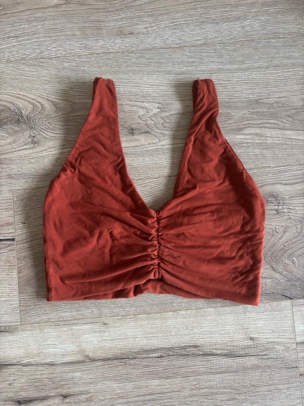 Indigo Luna Moon bralette size Medium - Rust Orange